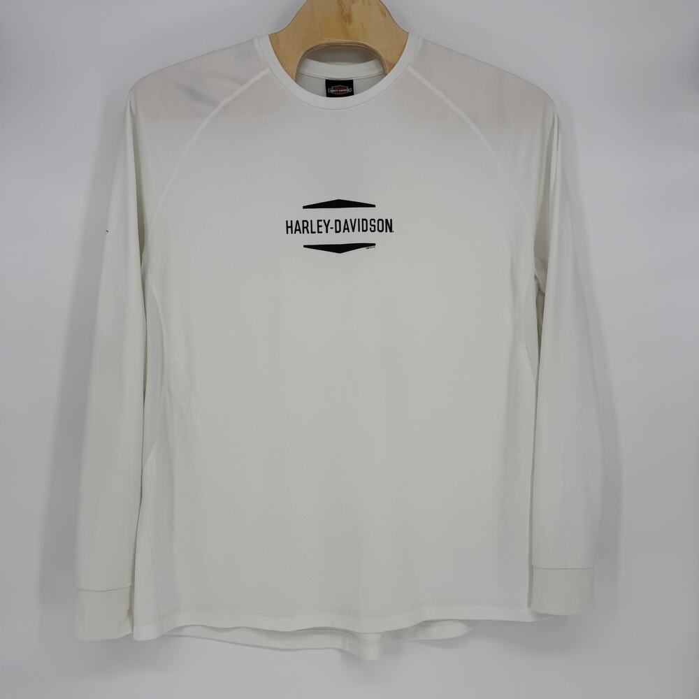 Harley Davidson Shirt 3XL White Motorcycle San Jacinto Pasadena, TX Biker NY Men